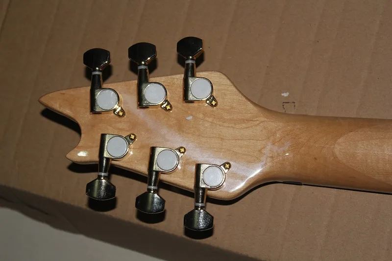 2009 EVH Вольфганг Эдвард Ван Хален закат цвет электрогитара с Floyd Rose тремоло в золотистой фурнитуре-6-4