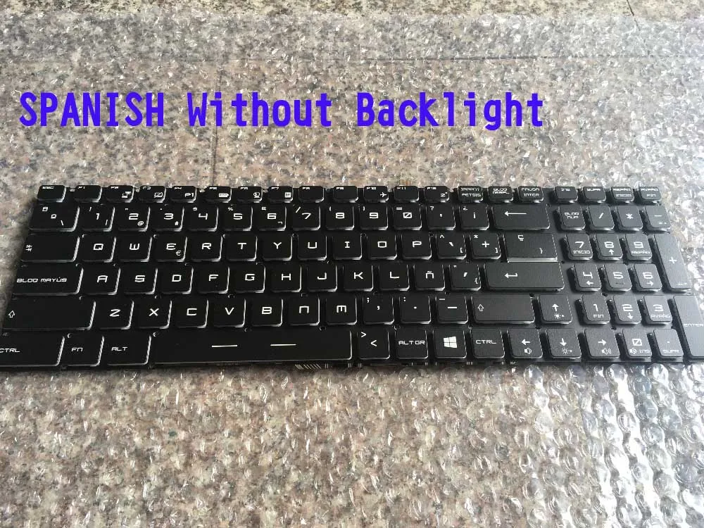 Клавиатура для MSI GL72 GP72 GE62 GE72 GL62 GP60 GS70 GL72M с