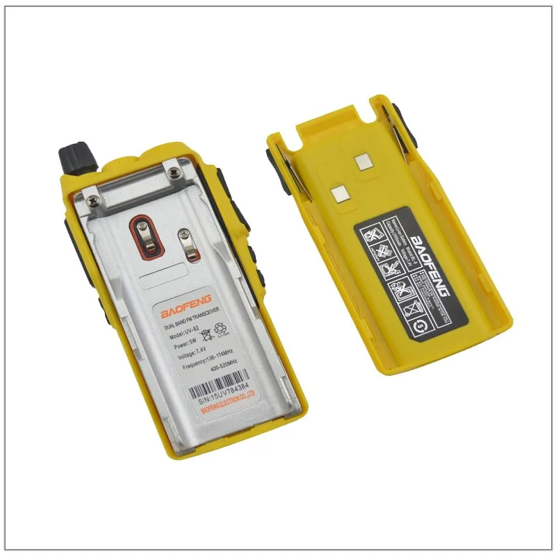 Портативный Baofeng радио UV-82 рация Цвет Желтый двухдиапазонный VHF/UHF Ham радио приемопередатчик Baofeng UV82 w/Бесплатные наушники