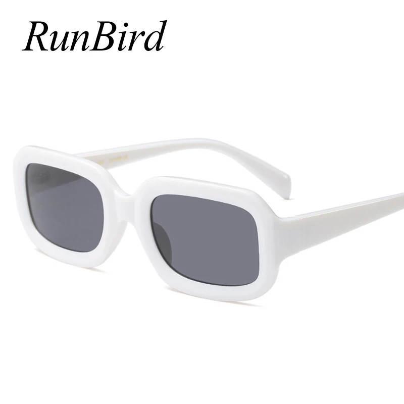 RunBird новые модные Квадратные Солнцезащитные очки женские роскошные брендовые
