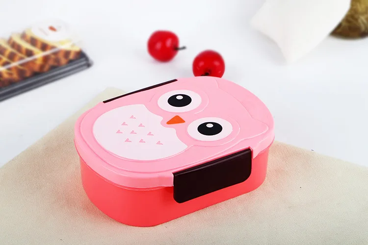 Детская миска для микроволновой печи с изображением совы бэнто-коробка обеда