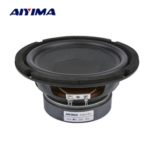 Сабвуферные колонки AIYIMA, 6,5 дюйма, 80 Вт, 4, 8 Ом