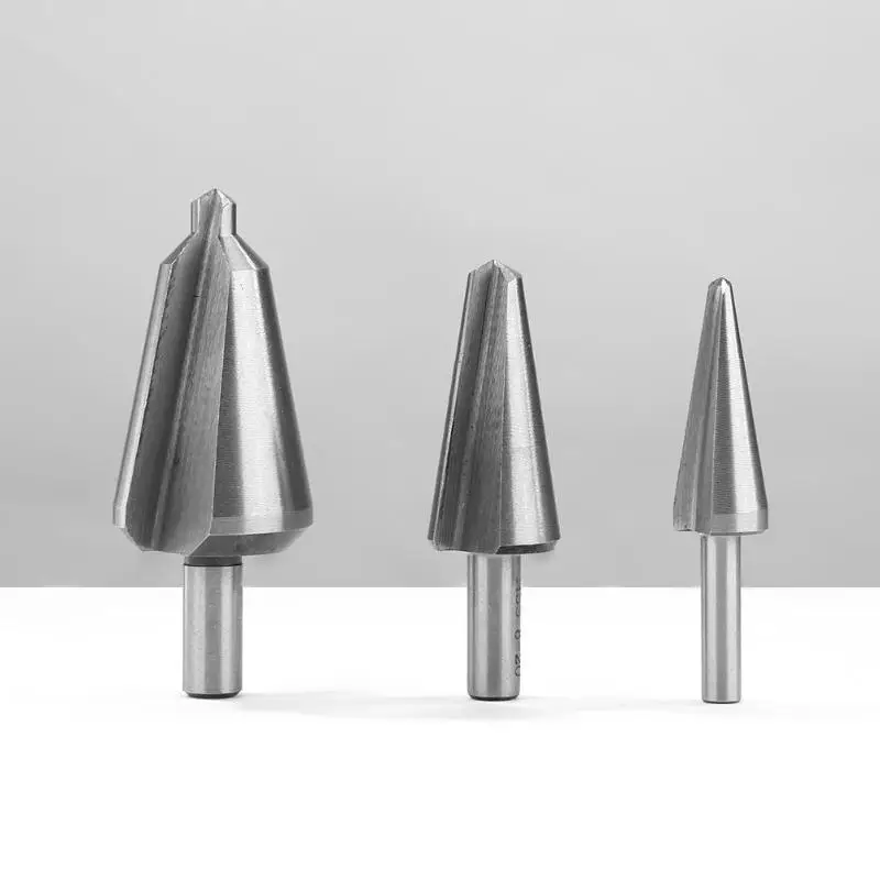 3pcs HSS Taper Drill Bit Umbrella Hole Bit Chamfer Cutter Drill Cone Cutter high speed steel drill bit