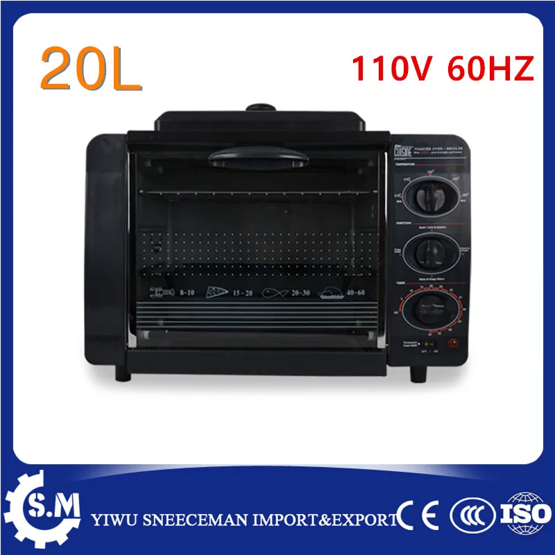 

25L Home Use Baking Ovens USA Standard Bakery Equipments 110V 60HZ