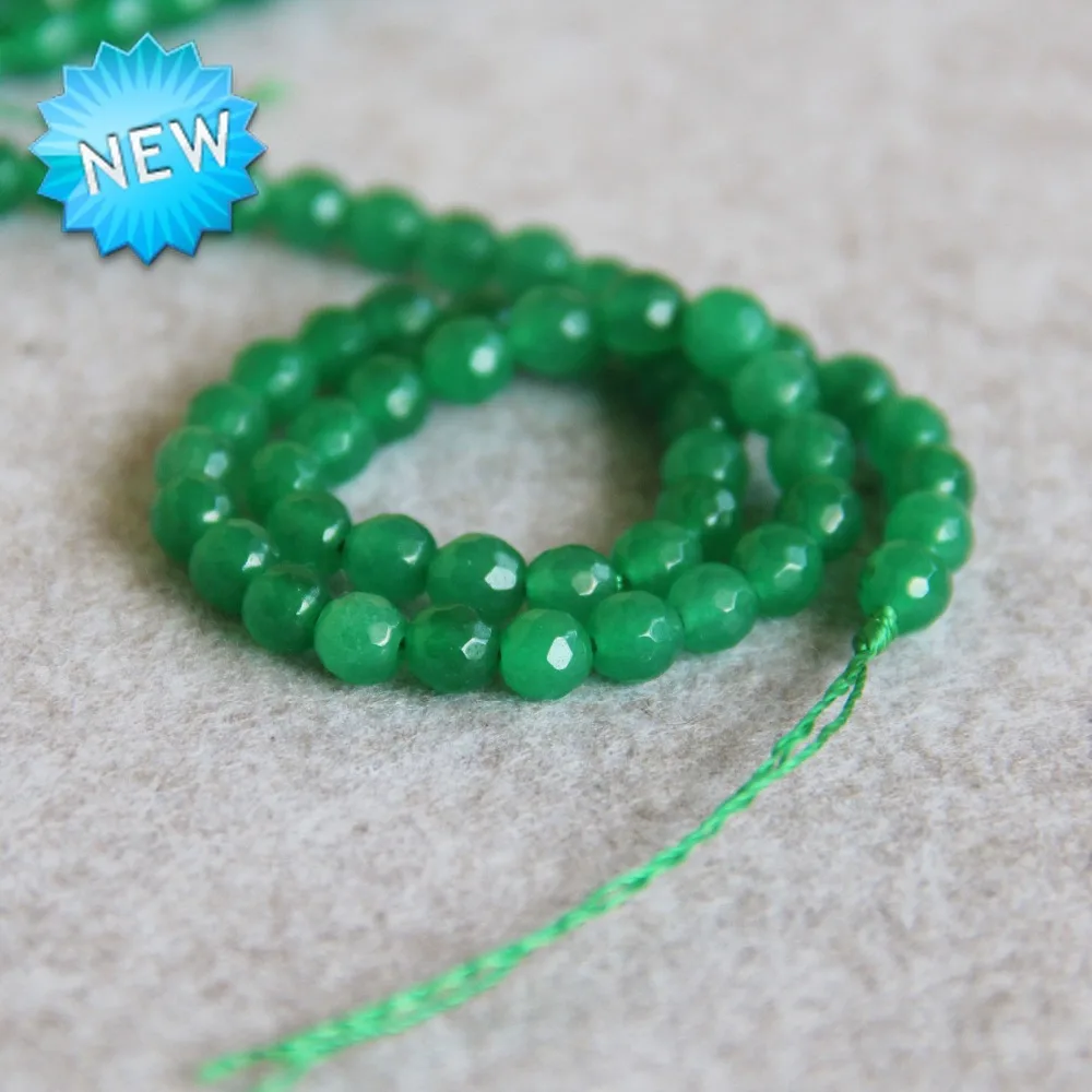 6mm Fashion Natural Sky Green Chalcedony Beads Round Shape Stone Hand Made Loose 15inch Jewelry Making Design Wholesale | Украшения и