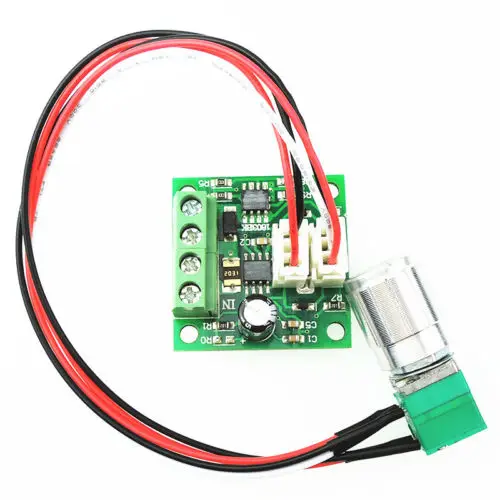

1PCS 1.8V 3/5/6/12 V 2A PWM DC Motor Speed Control /w Potentiometer Switch 1803B