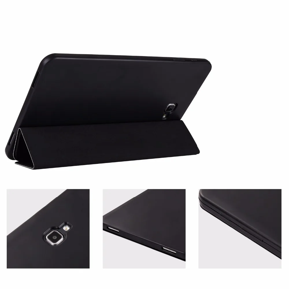 Для samsung Galaxy Tab A A6 10,1 чехол Крышка T580 T585 T510 T515 SM-T580 SM-T510 кожаный чехол для задней поверхности из мягкого силиконовый чехол с принтом