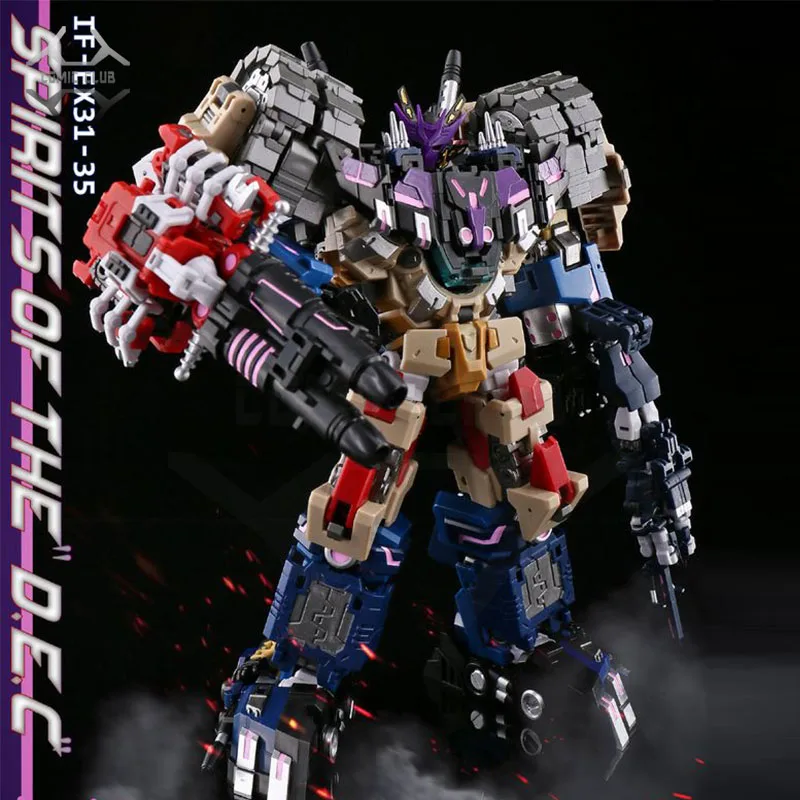 COMIC CLUB в наличии ironfactory DJD Tarn Vos Kaon Helex Tesarus combiners Action Figure robot toy|Игровые фигурки и