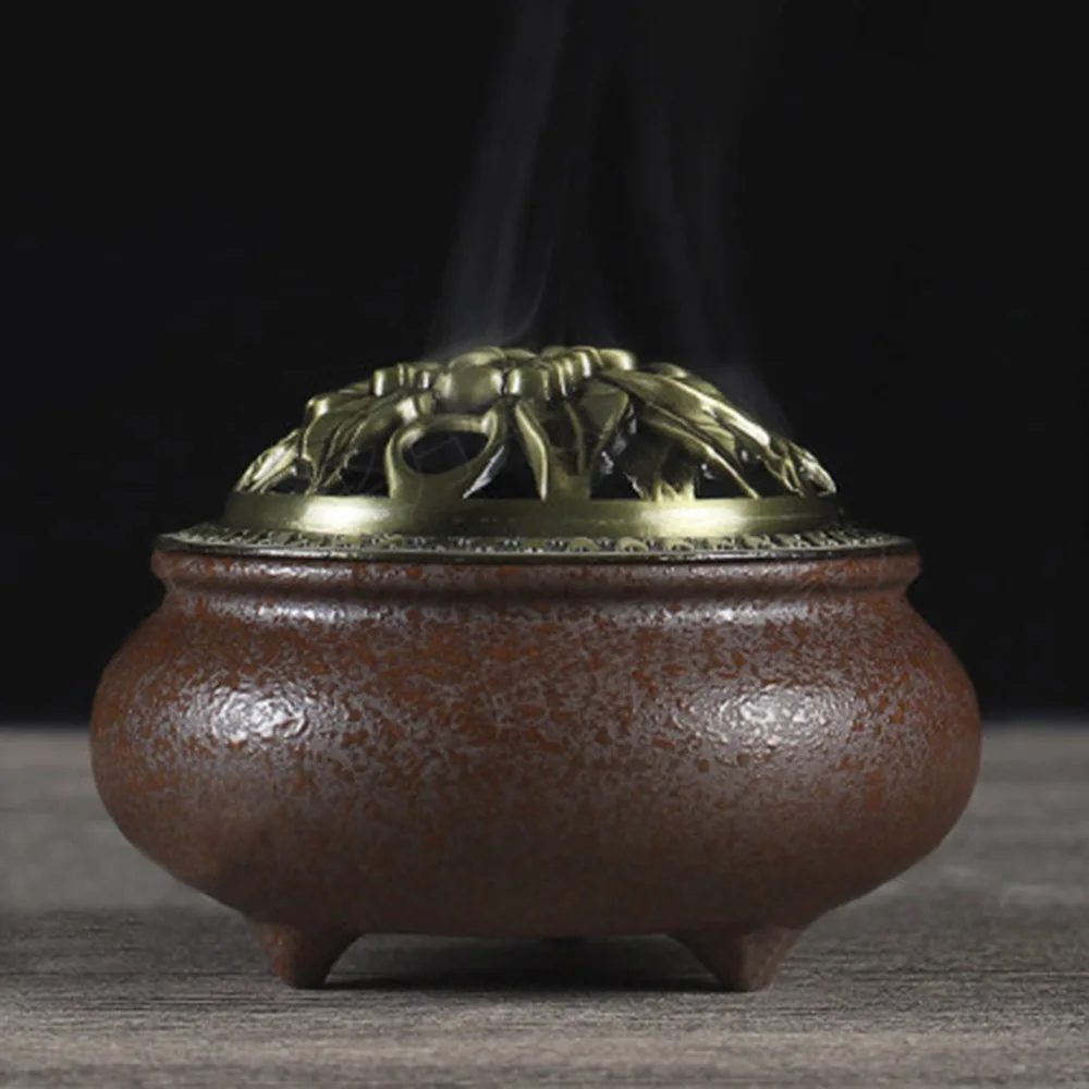 Катушка Ретро ладана горелка керамический держатель креативный домашний декор