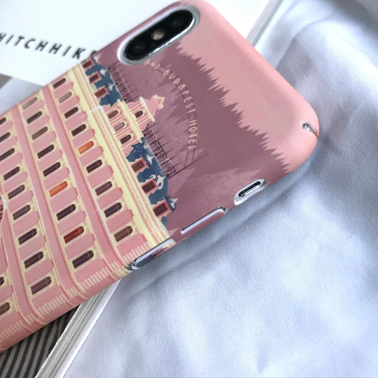 Модный чехол Wes Grand Budapest для Apple iPhone 7 Plus 6 S X Жесткий телефона из ПК Fundas Capa Coque |