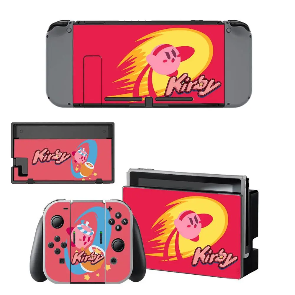 Сменные наклейки Switch Skin kirby Nintendo, сменные наклейки, совместимые с консолью Nintendo doswitch, Joy-Con, контроллером - Цвет: YSNS0504