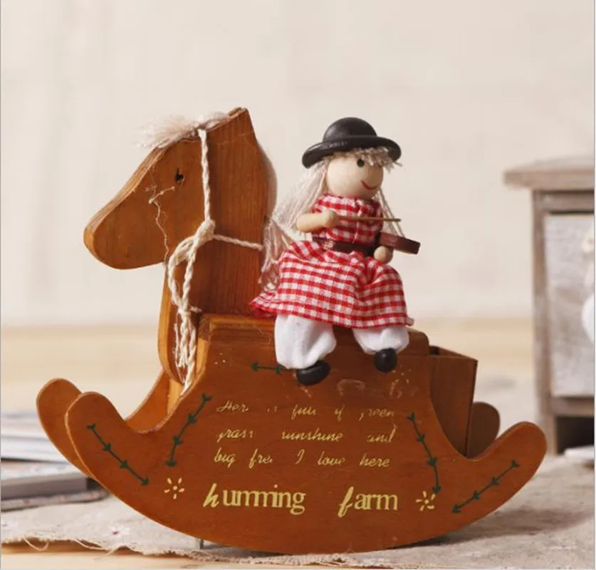 Креативные деревянные поделки недорогие музыкальные шкатулки Hobbyhorse