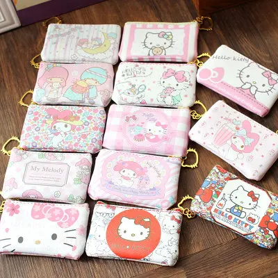 Милый мультяшный кошелек HelloKitty Melody для монет сумка хранения карт в автобусе