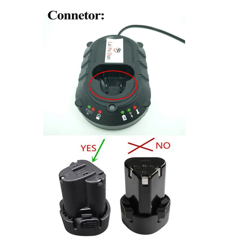 Сменное зарядное устройство для MAKITA BL1013 BL1014 10 8 В литий ионная батарея DC10WA