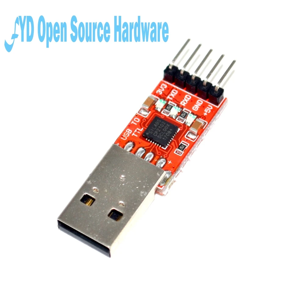 1 компл. CP2102 последовательный преобразователь USB 2 0 в TTL UART STC 5 контактный модуль с