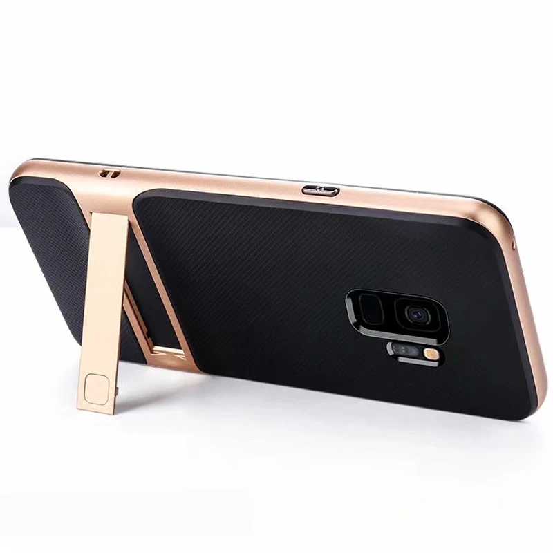 YueTuo coque cover case For Samsung galaxy S9 S 9 / Plus s9plus Silicone cute Silicon on back 360 Phone with holder cases |