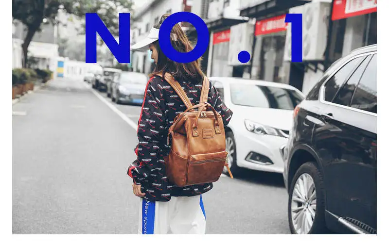 Women Fashion PU Leather Female Backpack Bag Korean Multifunction School Bag Teenage Girls Large Capacity Waterproof Backpacks