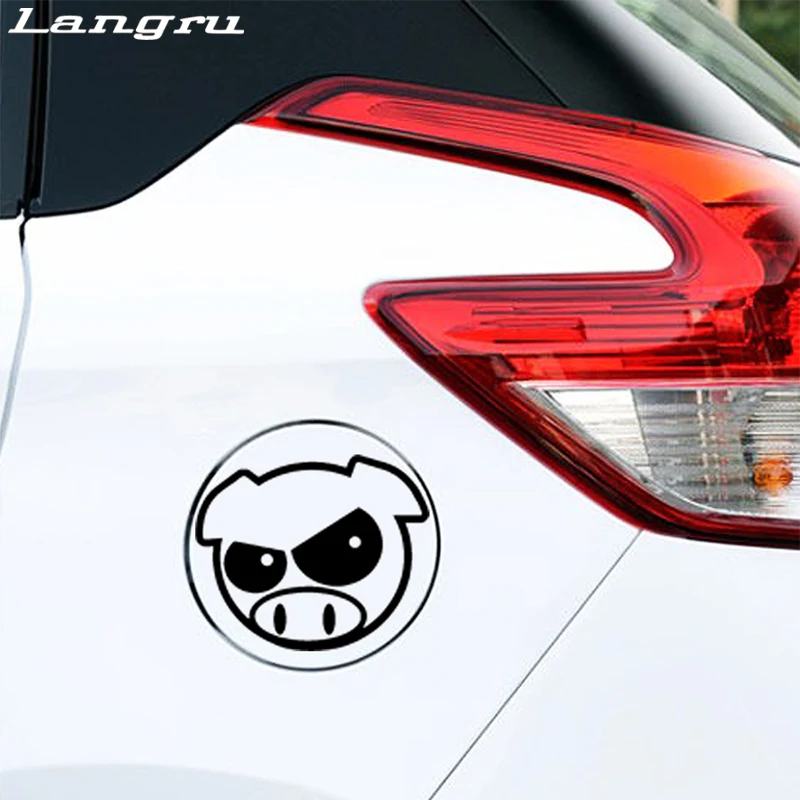 Виниловая наклейка Langru Evil Rally Pigs забавные виниловые наклейки для стайлинга