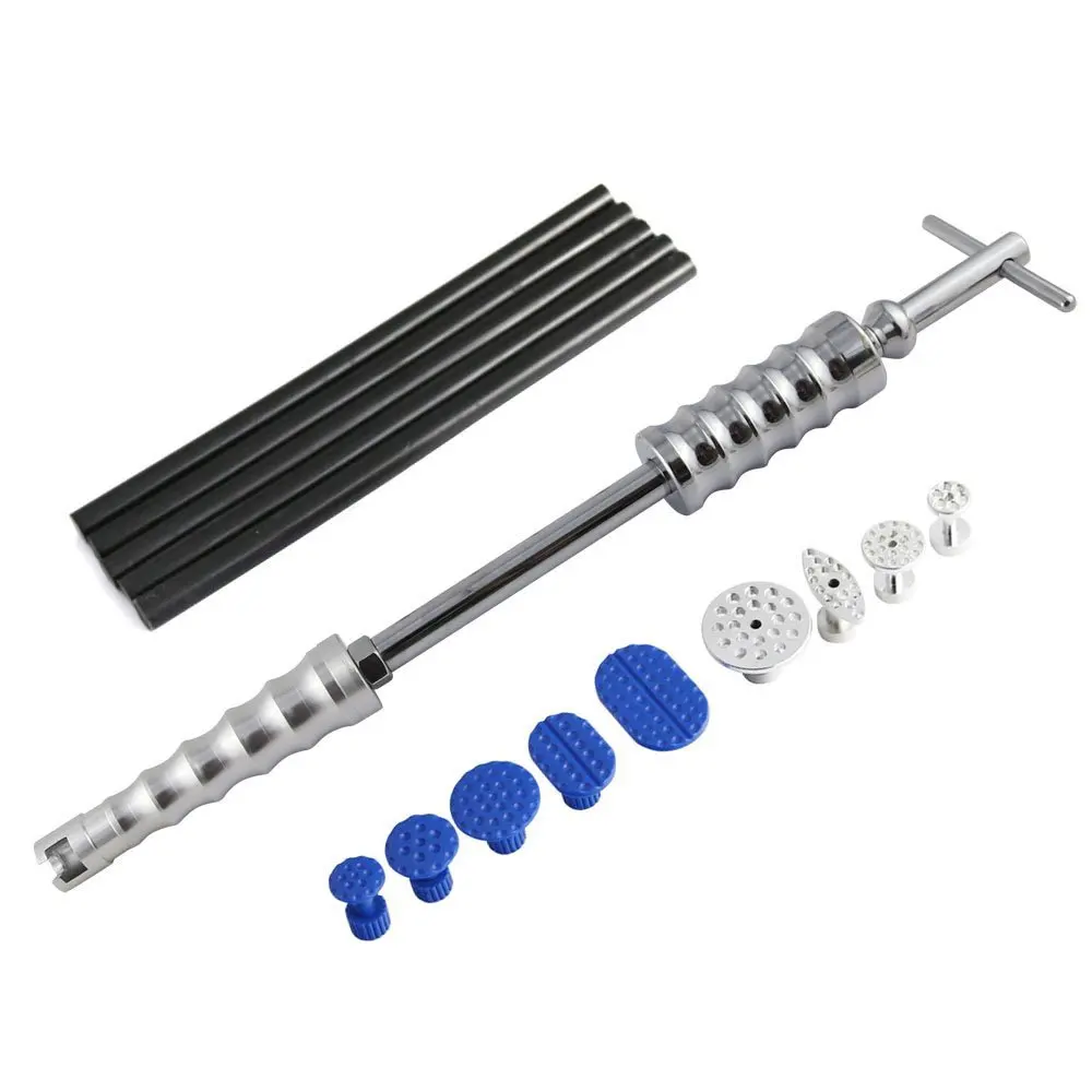 Набор инструментов для удаления вмятин в авто молот с 9 клеевыми вкладками