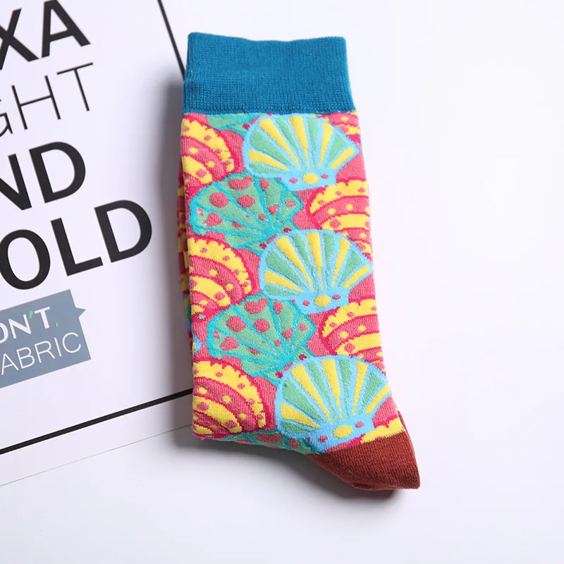 

Funny Socks Women Cotton Food Digital Printing Streetwear Sock Breathable Keep Slim Fashion Girl Mid Socks