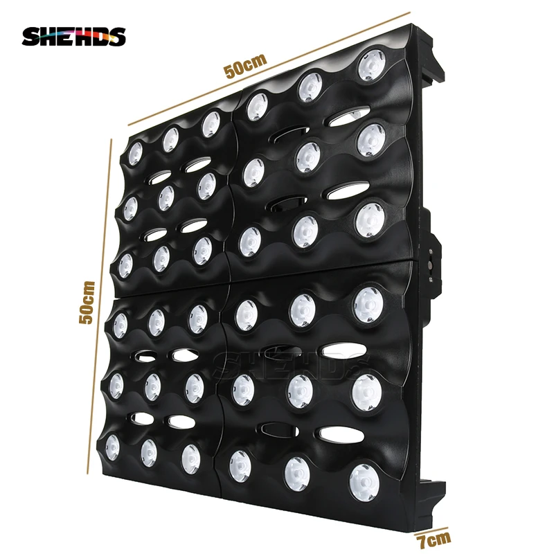 Светодиодный, матричный, 36x3 Вт, золотой цвет, DMX512, сценический эффект, освещение, хорошо подходит для диджея, дискотеки, вечерние, танцевальные, для клубов, баров и свадебных украшений