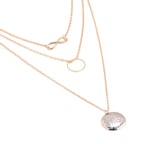 Женское колье Bluelans золотистое с 8 подвесками элегантное ювелирное изделие |