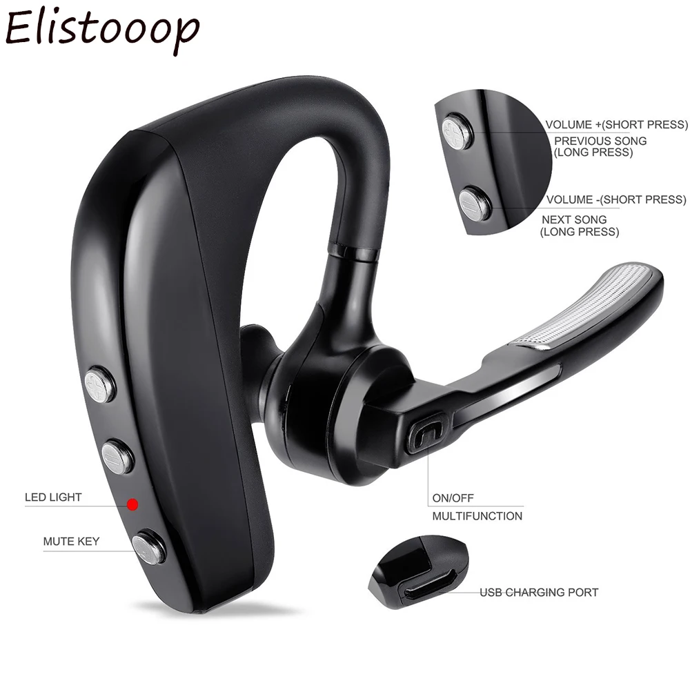 K10 Bluetooth earphone Handsfree Wireless High Quality Stereo Headset Car | Электроника