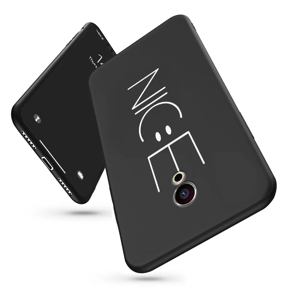 Яркий матовый ТПУ чехол для телефона Meizu15 Lite Plus E3 MX6 M5 M6 Note Pro 6 5 M6S мобильный чехол для телефона с рождественским рисунком для OnePlus 5T Coque