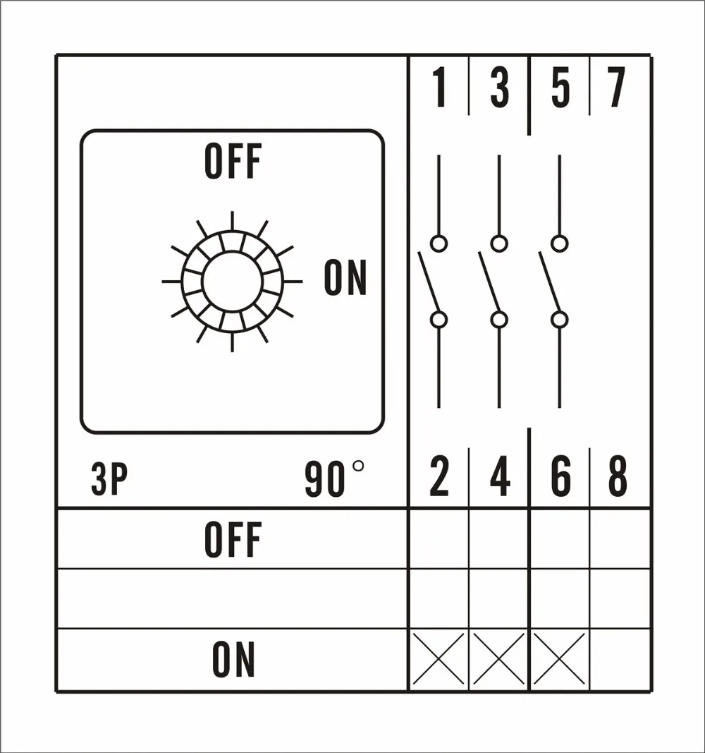 Дверной замок кулачкового переключателя din рейка с длинным валом Ith 32A