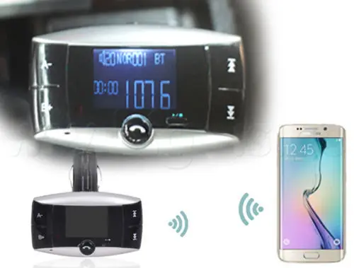 Новое поступление 1 5 &quotLCD Handsfree Car Kit Bluetooth MP3 плеер беспроводной FM передатчик