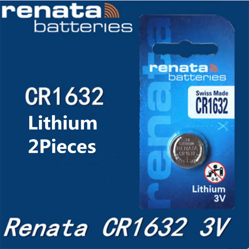 2 шт./лот renata CR1632 CR 1632 3v литиевая батарея пульт дистанционного управления
