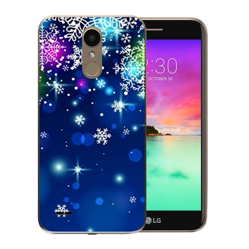 Fundas For LG K10 2017 Case Cover FOR M250 M250N X400 Coque Soft Silicone Merry X'MAS Pattern Phone Back Covers |