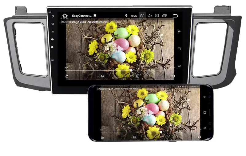 Автомагнитола Belsee для Toyota RAV4 стерео система на Android 2013 4 Гб с IPS экраном 2014 дюйма