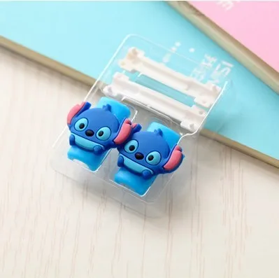 A Милый мультфильм кабель протектор де Кабо USB устройство для сматывания кабеля для IPhone 5 5S 6 6s 7 7s плюс кабель защиты стежка devanadera чехол - Цвет: A