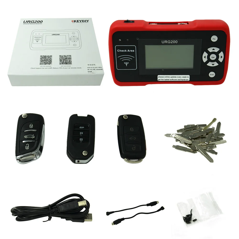 Программатор автомобильных ключей KEYDIY URG200 оригинальный пульт дистанционного