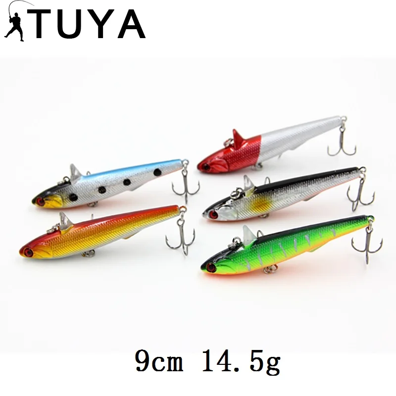 TUYA 5 шт./компл. Topwater Stickbait приманка для рыбалки карандаш Fin Whopper Popper искусственная