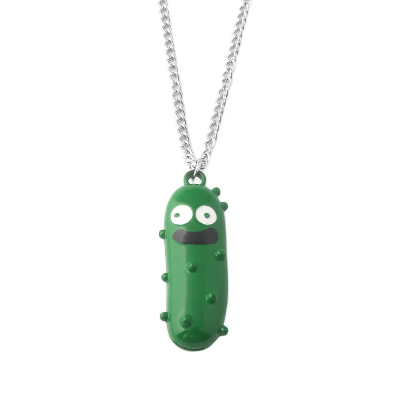 N651 RJ Рик и Морти ожерелья Пикл Рик г-н Meeseeks Фигура Подвеска чокер для мужчин ребенок брелок косплей ювелирные изделия - Окраска металла: N651