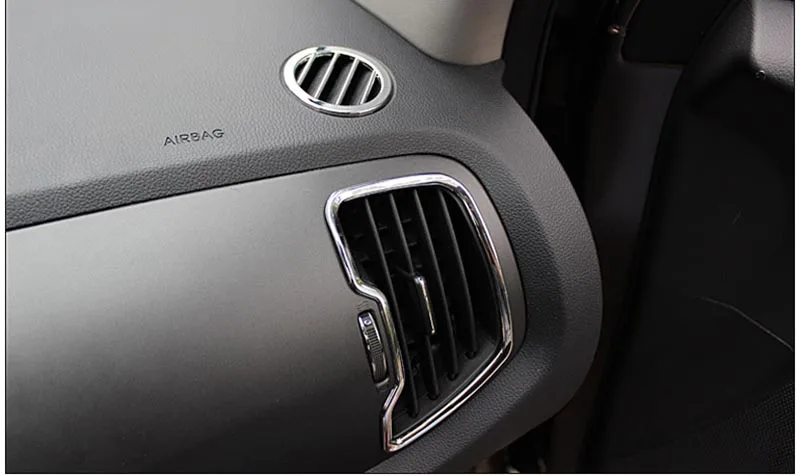 6 шт. комплект подходит для Kia Sportage R 2011 2012 2013, автомобильный Стайлинг, декоративная АБС хромированная отделка авто аксессуары