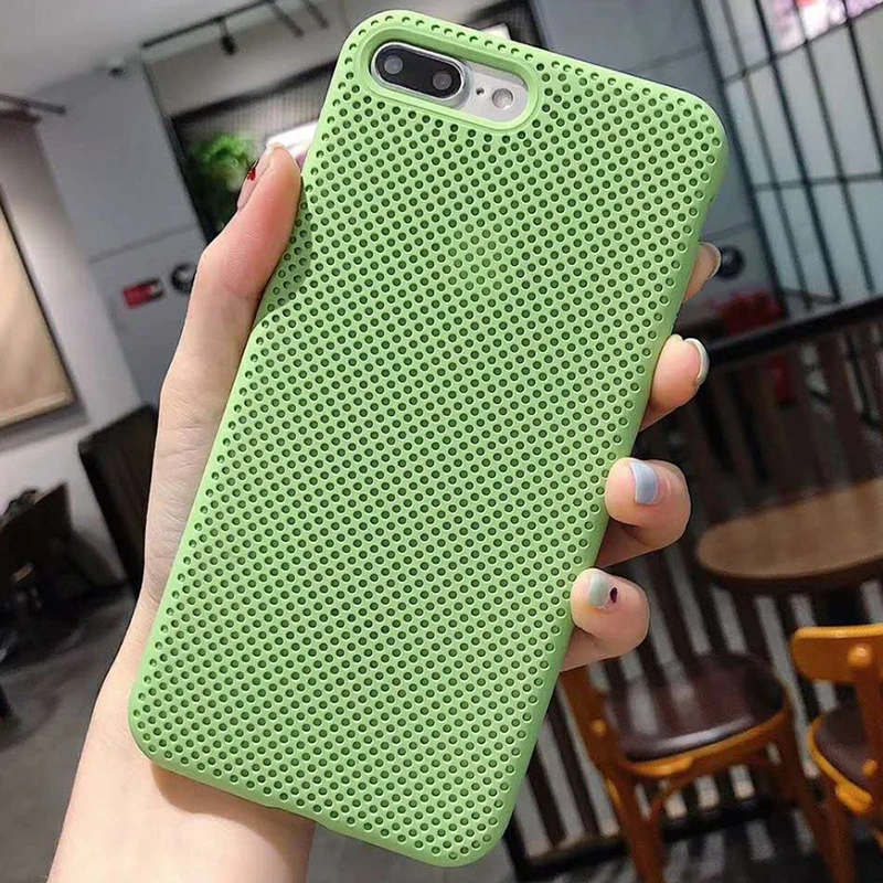Чехол для телефона iPhone 6 6s 7 8 Plus с полым отводом тепла iphone x xs max xr матовый