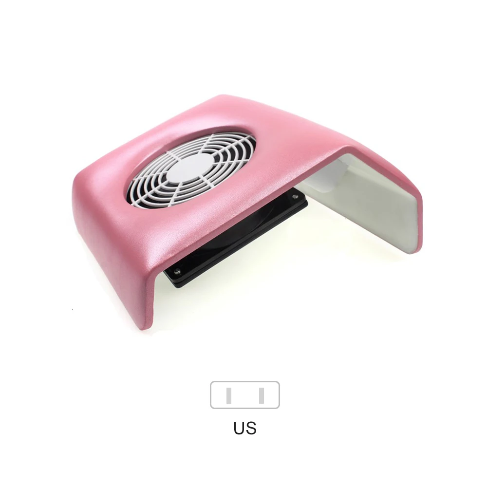 Pink 110v US Розовый 220 в маникюрный салонный всасывающий пылеуловитель для маникюра, 2700 об/мин, акриловый УФ-гелевый наконечник, инструмент для пылесоса, штепсельная вилка европейского стандарта - Цвет: Pink 110v US