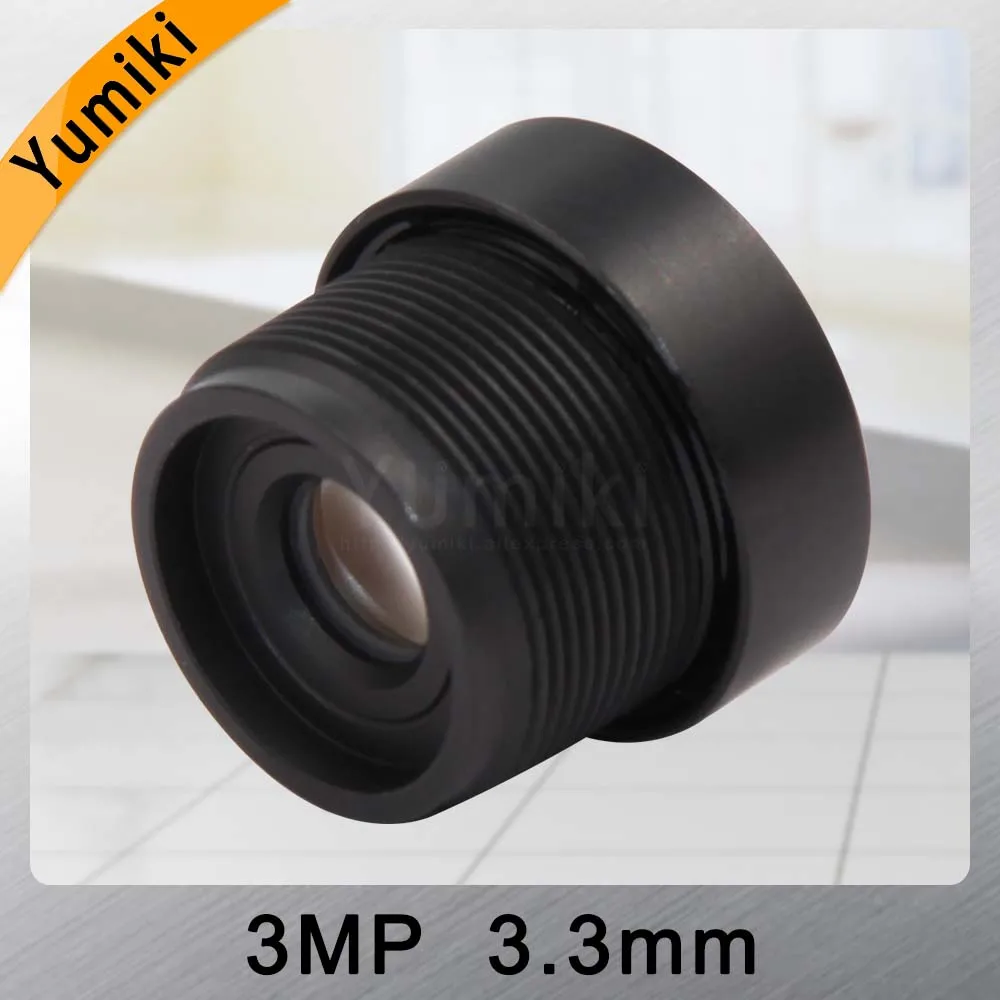 Yumiki HD 3MP 3,3 мм F2.75 1/2. " 109 градусов M12* 0,5 монтажная плата для объективов HD CCTV ip-камера видеонаблюдения с поддержкой Wi Камера