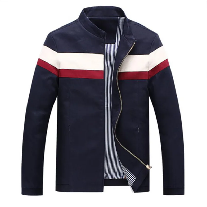 New Men Smart Casual Businessmen Jackets Coats Jaqueta Masculina Male Fashion Slim Fitted Zipper Jacket Hombre Streetwear | Мужская