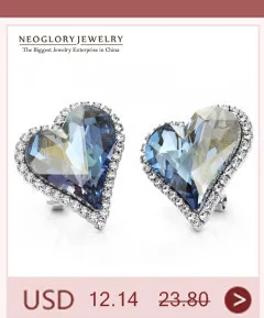 Neoglory, австрийский кристалл, капли воды, свадебные ювелирные наборы, подарок невесты, стразы, новинка, очаровательный бренд, JS9, Pur1