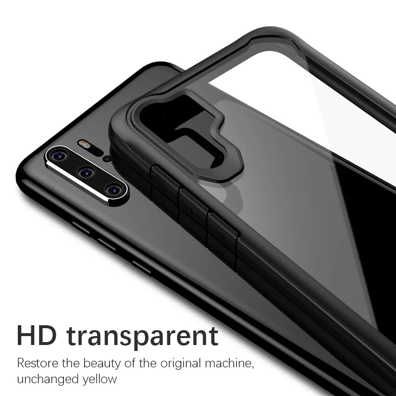 Для huawei P30 Чехол iPaky P30 Pro Чехол Силиконовый акриловый Гибридный Корпус противоударный Прозрачный чехол для huawei P30 Pro Чехол