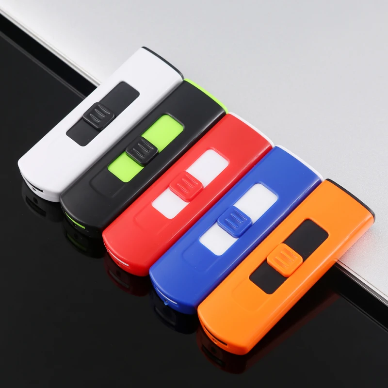 Аксессуары для сигарет тонкие зажигалки сигар простой стиль USB перезаряжаемая