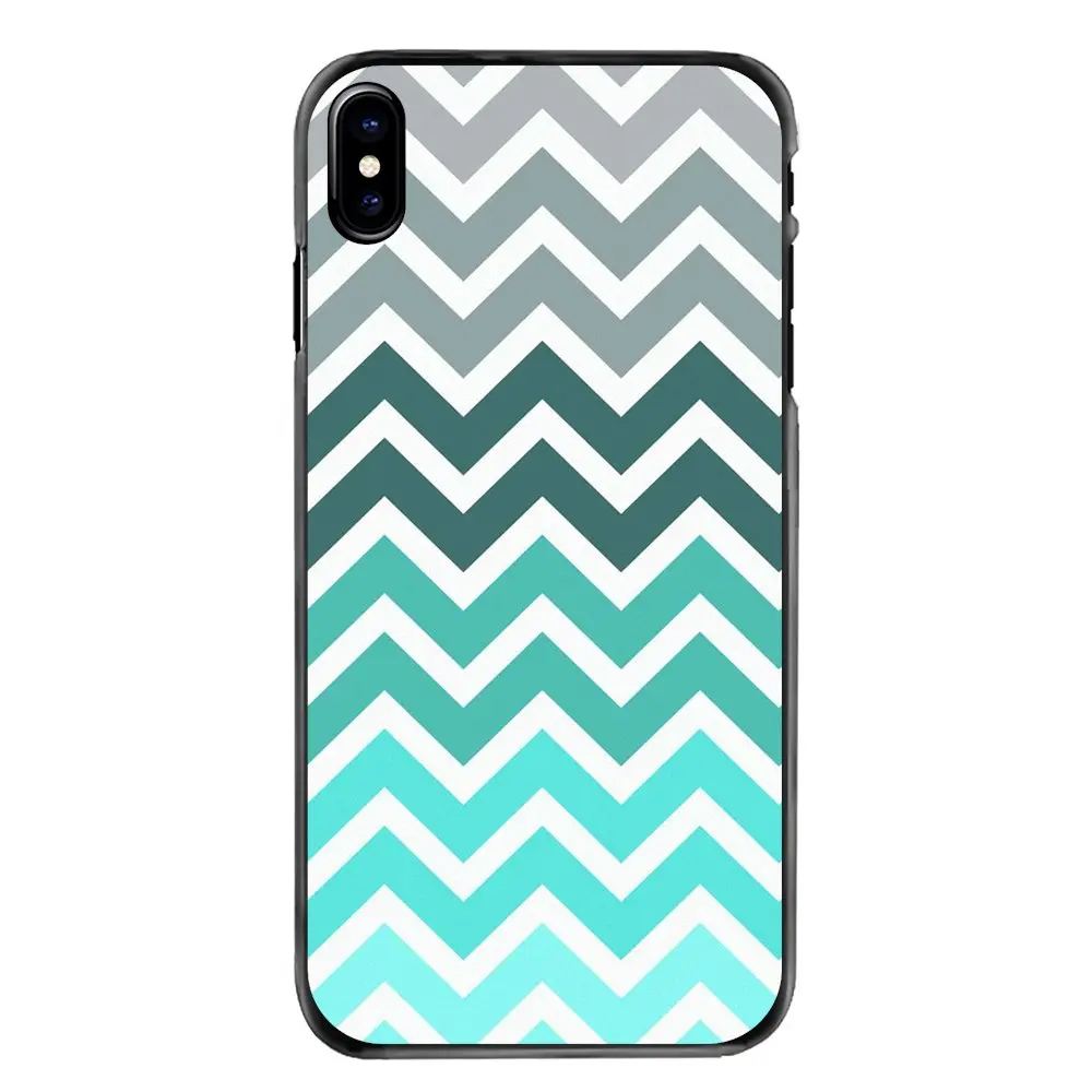 Accessories Phone Cases Cover Gray And Mint Green Chevron For Samsung Galaxy Note 2 3 4 5 S2 S3 S4 S5 MINI S6 S7 edge S9 S8 Plus |