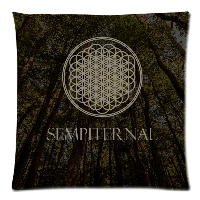 Индивидуальный чехол для диванной подушки Bring Me The Horizon декоративный Хлопковый