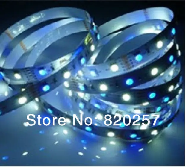 DHL EMS Бесплатная доставка Партия из 20 м/лот 5 м Катушка 12V RGBW 4 канала 60leds/m 300SMD 5050 rgb