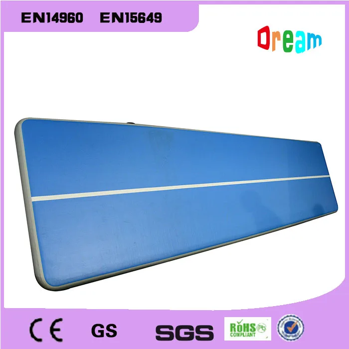 Скидка Гимнастический надувной воздушный трек с насосом, 6x1x0,2 м