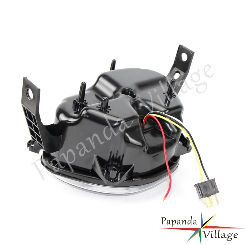 6500K 110W мотоцикл светодиодный фары DRL Hi-Lo огни для Suzuki Бульвар M109R VZR1800 M90 2006- водонепроницаемый налобный фонарь